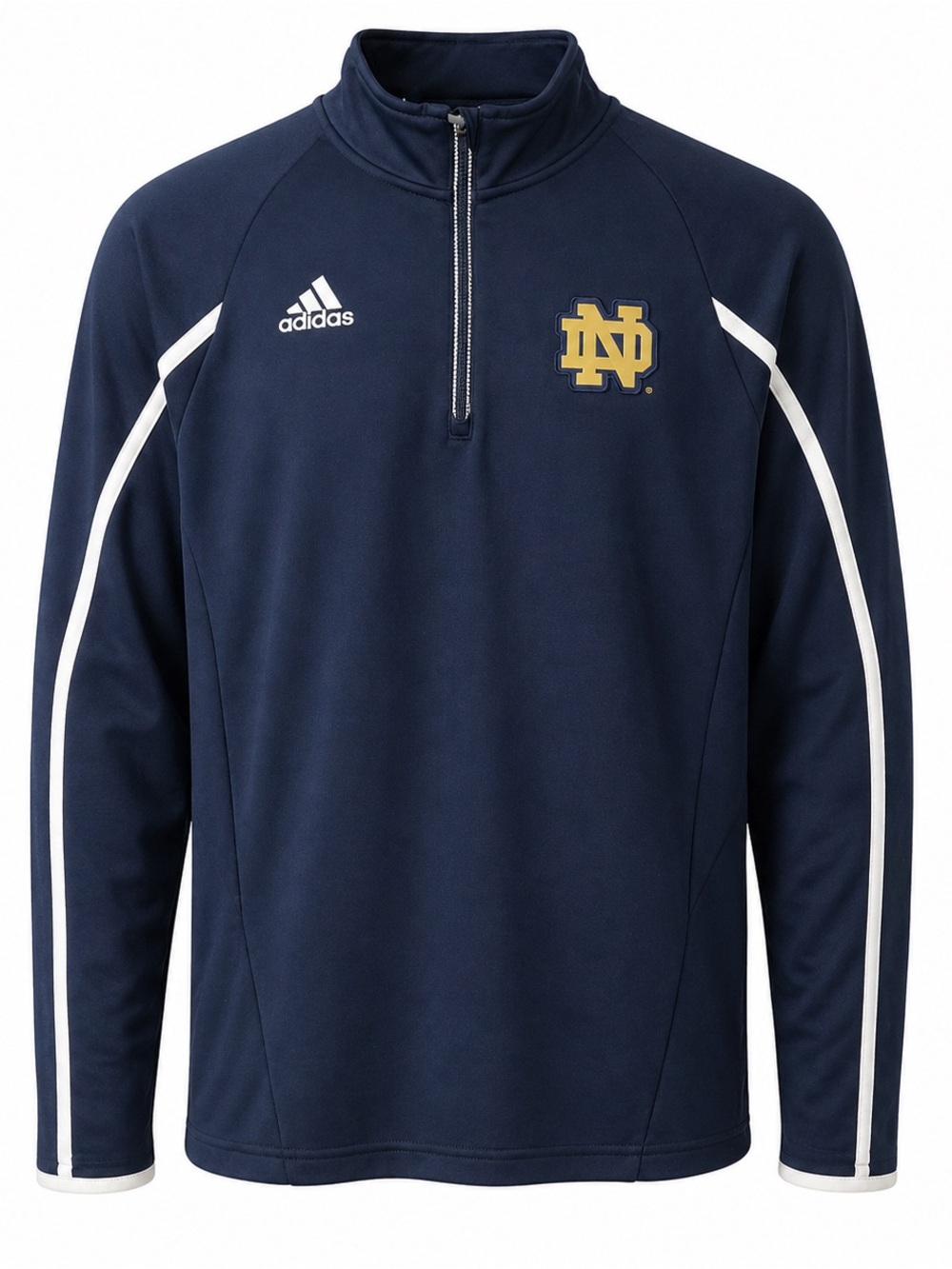 Adidas Notre Dame 1/4 Zip Climalite Pullover XL‎ Navy Athletic NCAA ACC